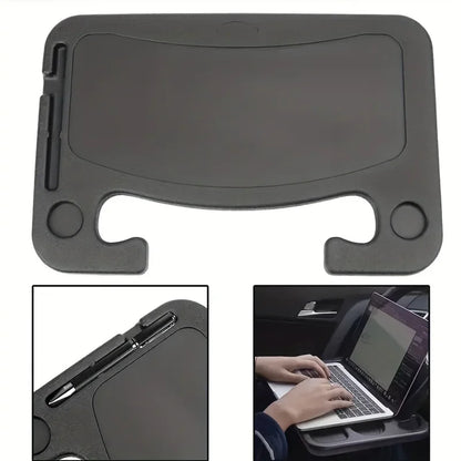 1pc Multifunctional Car Steering Wheel Tray Table Steering Wheel Storage Rack Storage Board Card Table Car Mounted Dining Tra