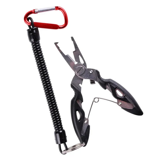 Multifunction Fishing Pliers Tools Accessories for Goods Winter Tackle Pliers Vise Knitting Flies Scissors Braid Set Fish Ton