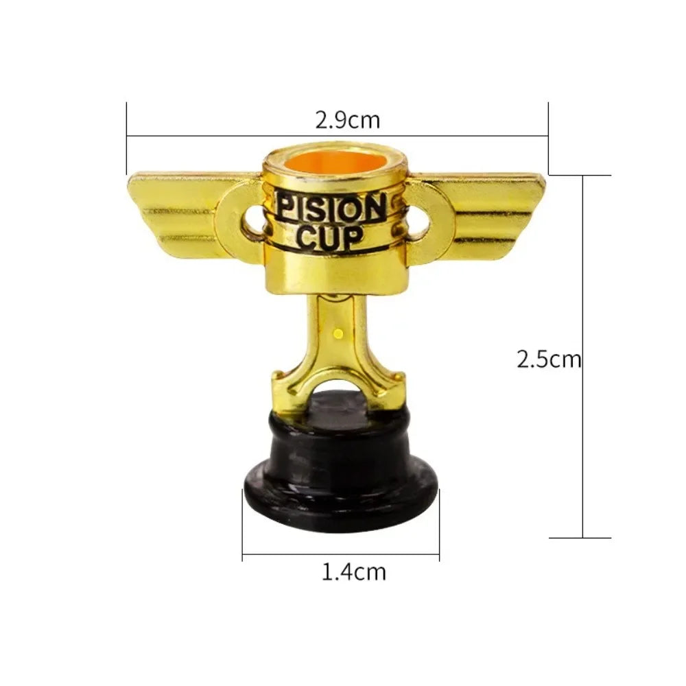 Model PISTON CUP Sports Games Plastic Gold Trophy Awards Competition Champion Winner Award Trophy Toy Children Award Prize