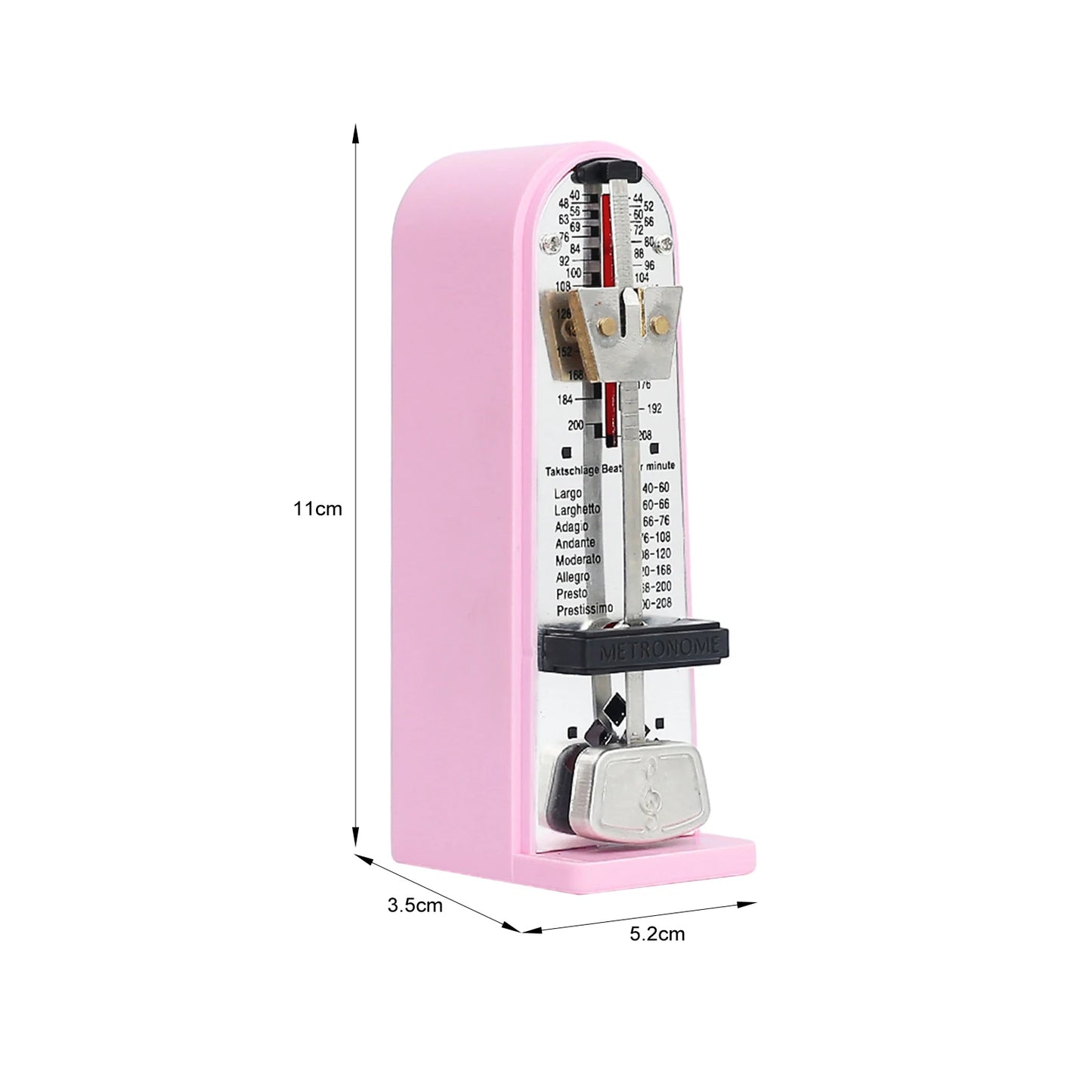 Mechanical Metronome Digital Counting Universal Metronome for Piano Guitar Bass Ukulele Drum Violin Saxophone