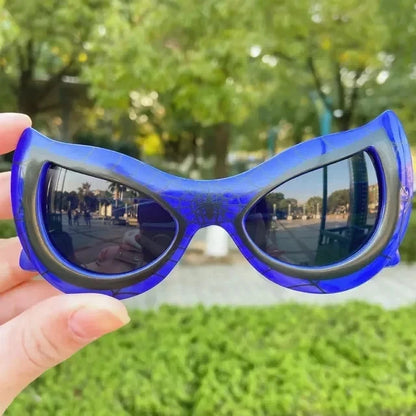 2025 Sunglasses Plastic Action Toys Figure Anime Spider Cartoon Fashion Sunglasses Cute Gifts For kids toys - blue