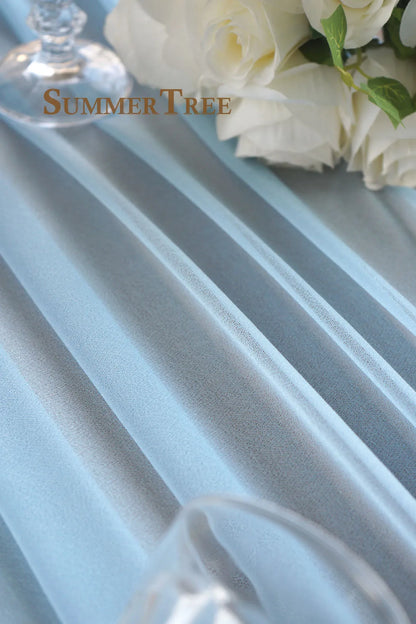 10 Meters Wedding Arch Drape Fabric Sheer Chiffon Tulle Curtain Draping Backdrop Party Supplies Home Drapery Ceremony Decorat