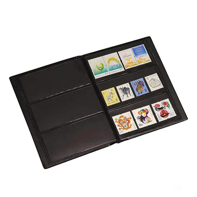 Stamp Collector's Book Collector's Album Small Stamp Protectors 10 Stamp Pages for Books Stamps Collector's Albums for Collec