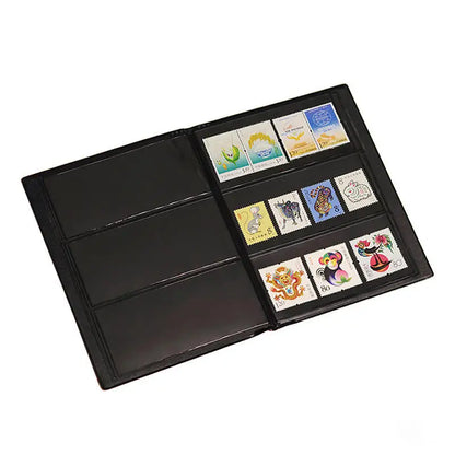 Stamp Collector's Book Collector's Album Small Stamp Protectors 10 Stamp Pages for Books Stamps Collector's Albums for Collec