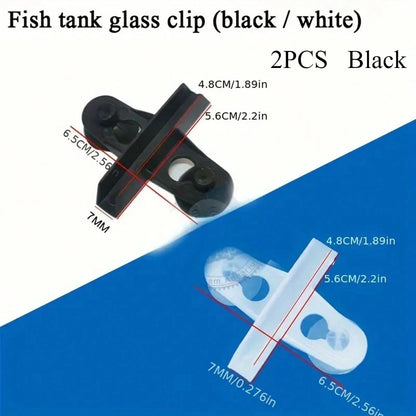 Adjustable Aquarium Divider Grid with Suction Cups Freely Move Up Down Ideal for Fish Tank Partitioning Easy to Install - 2 P