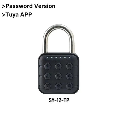 Electronic Lock Tuya Bluetooth Fingerprint Padlock Digital Luggage Lock APP Temporary Password Remotely IP67 Decompression To