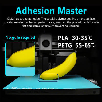 Cold Plate For Bambu Lab X2D/P2S/X1/P1P/A1 Series 256x256mm Spring Steel Double-sided Printing Bambulab Build Plate 3D Printe