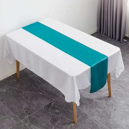 Satin Table Runner Wedding Decoration For Modern Birthday Party Hotel Show Banquet Luxury Design Nice Pattern Wholesale - Tea