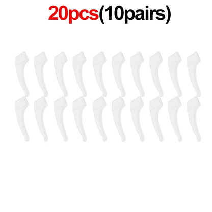 2/40pcs Silicone Ear Hook Anti-slip Glasses Leg Ear Sleeve Bracket Fastener Sunglasses Accessories Grip Anti-fall Eyewear Hol
