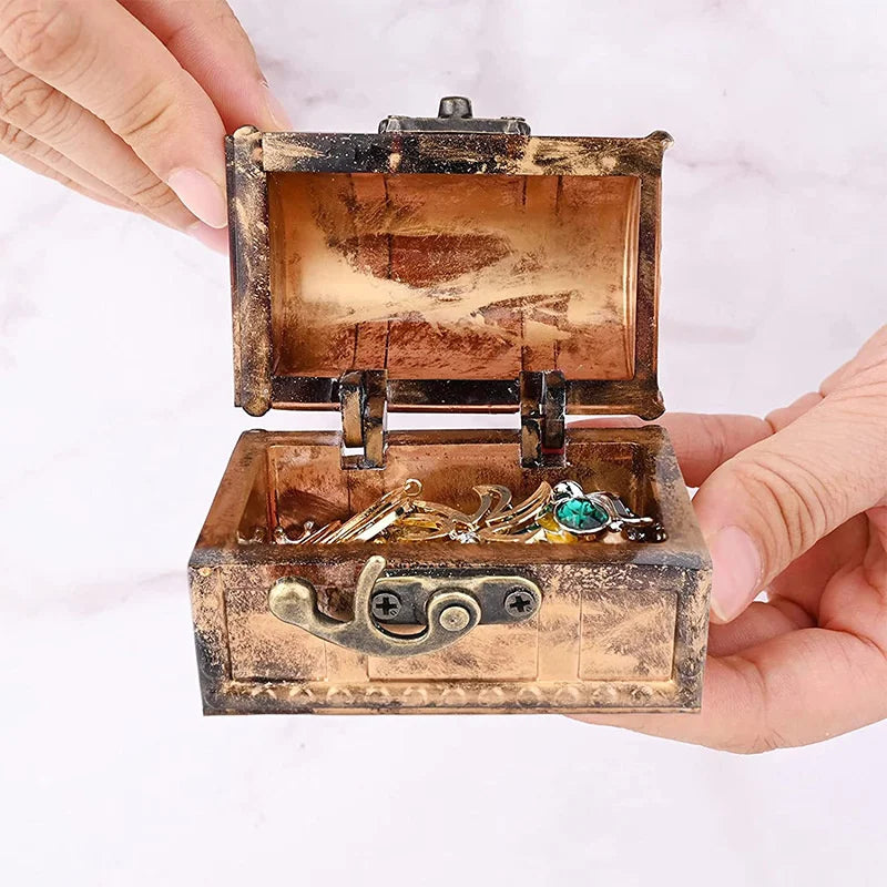 DIY Storage Box Silicone Mould Set Treasure Chest Jewelry Organizer Resin Molds Gypsum Clay Crafts Making Supplie for Home De