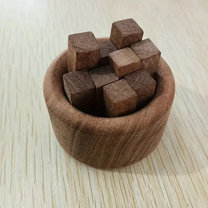 Creative Wooden Aromatherapy Diffuser with Essential Oil Container Home Decorative Stick Dispenser for Relaxing Atmosphere