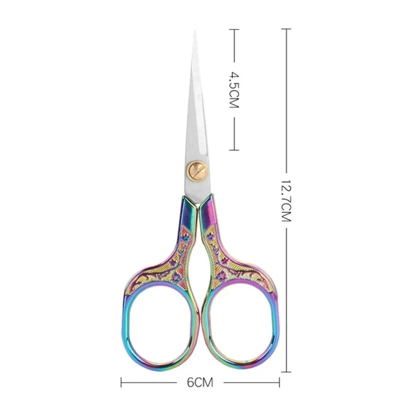 Sharp Durable Stainless Steel Antique Scissors Professional Fabric Embroidery Vintage Tailor Thread Scissor for Sewing Shears