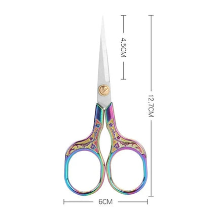 Sharp Durable Stainless Steel Antique Scissors Professional Fabric Embroidery Vintage Tailor Thread Scissor for Sewing Shears