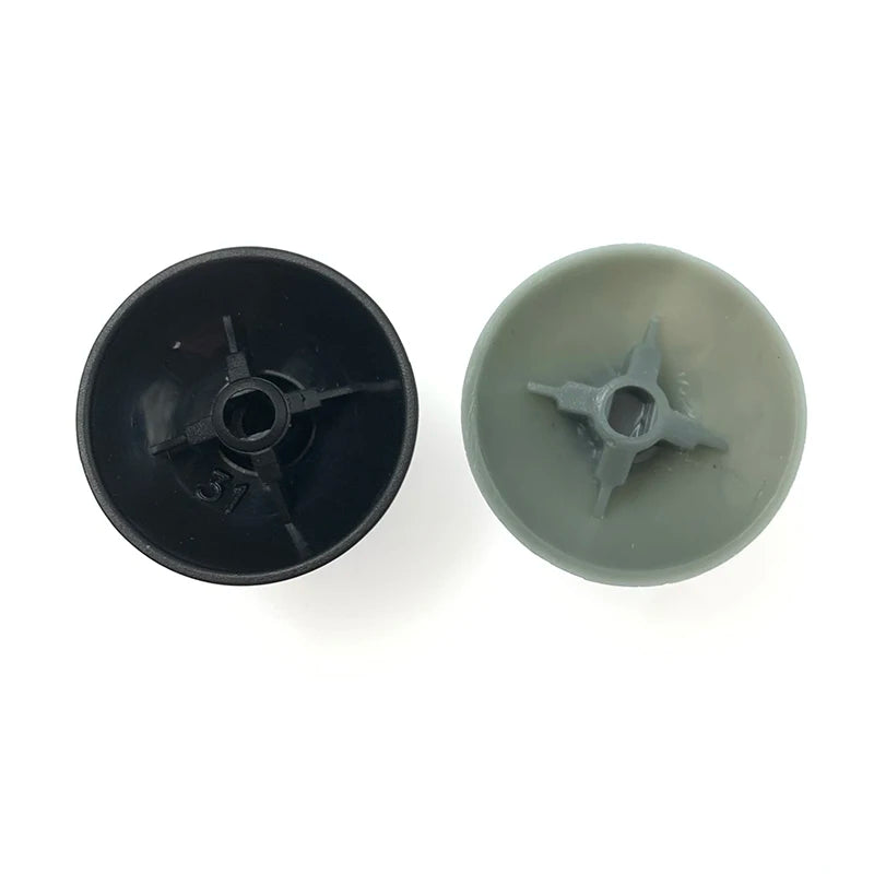 20PCS Black Grey Game Rubber Thumbstick Button Joystick Cap for XBox 360 Controller - Black  Gray each 10