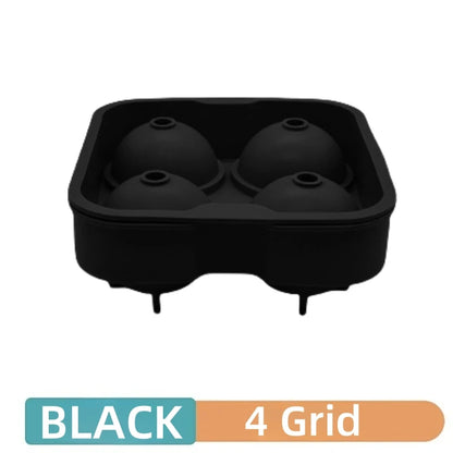4/6/8/15Grids Silicone Ice Cube Molds Spherical Ice Molds Reusable Whiskey Ice Cube Molds Cocktail Freezer DIY Homemade Barwa