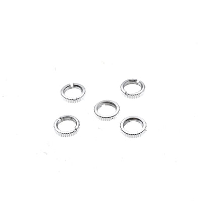 100pcs 3.5mm silver/gold knurled nuts /silver hex nuts