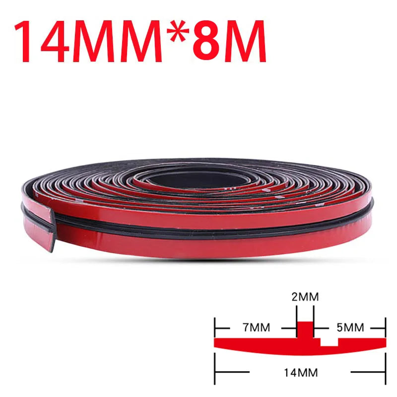 SEAMETAL Rubber Car Seals Edge Sealing Strips Auto Roof Windshield Car Sealant Protector Anti-collision Strip Window Seals - 