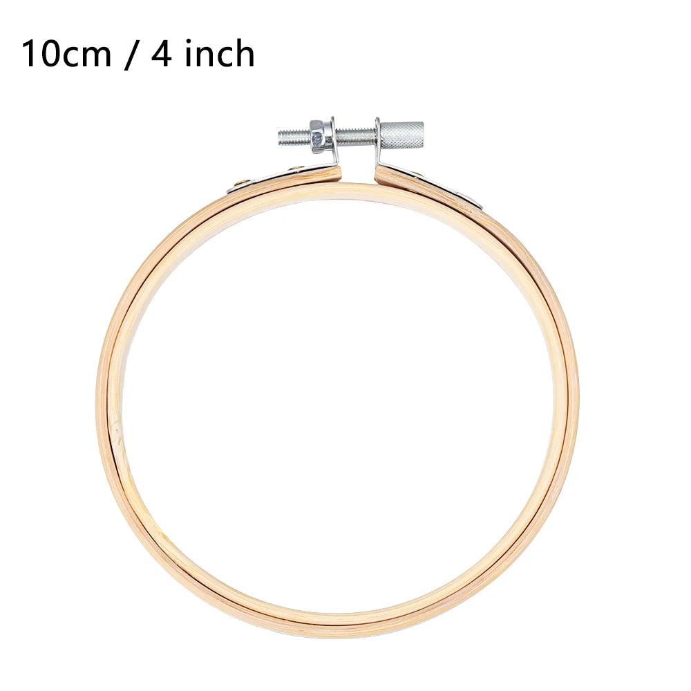 8/10/13/15/18/30cm Embroidery Hoop DIY Needlecraft Cross Stitch Machine Bamboo Frame Ring Round Loop Hand Household Sewing To