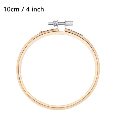 8/10/13/15/18/30cm Embroidery Hoop DIY Needlecraft Cross Stitch Machine Bamboo Frame Ring Round Loop Hand Household Sewing To