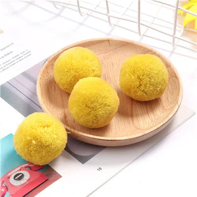 Multi Size Pom Piel 15mm/20mm/25mm/30mm/40mm Soft Pompones Fluffy Plush Crafts DIY Pom Pom Bal Wedding Sewing Party Accessori