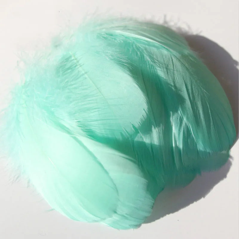 Natural Goose Feathers Plumes 4-15cm Colourful Swan Feather Plume for Home Decoration Craft DIY Party Jewelry Decoration 3Siz
