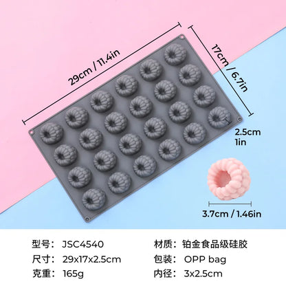 6 Hole Raspberry Design Mousse Silicone Mousse Mold 3D Fruit Dessert Chocolate Mould DIY Cake Decorating Tools Bakeware - 24 