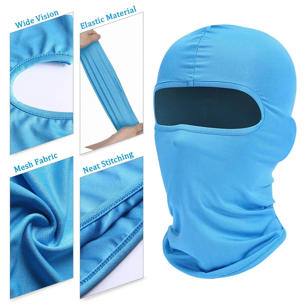 Tactical Balaclava Full Face Mask Hiking Cycling CS Camping Hunting Cap Bike Head Cover Summer Men Women Ski Mask