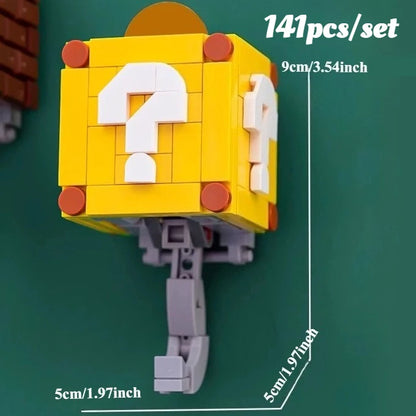 141pcs/set Coin Building Blocks Keychain Set - DIY Pendant with Unique Design, Perfect Christmas Gift Collectors