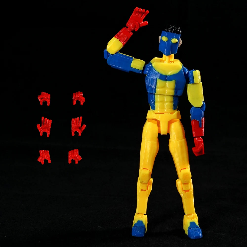 3D Printed Invincible Toys Action Figures Anime Model Lucky Dummy 13 Superheroes Mark Thragg Multi-Jointed Toy Ornaments Gift