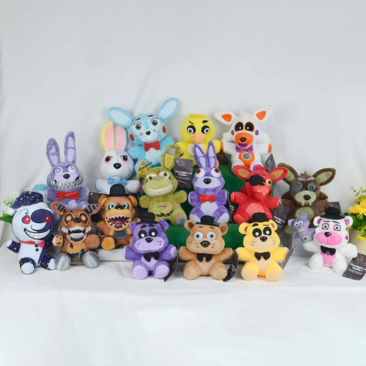 2025New FiveNight At Freddy Fnaf Cute Plush Toys Doll Bonnie Bear Foxy Cartoon Stuffed Dolls Freddy Toys For Children Fans Gi