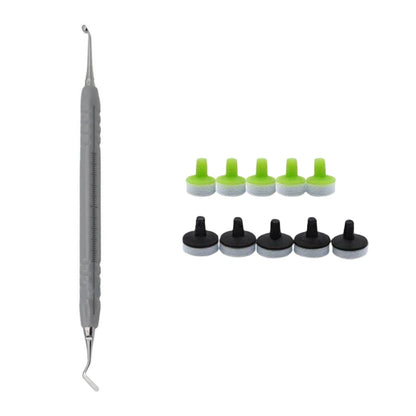 Dental Composite Resin Kit Filling Molding Tools Materials Quick Foam Pad Light Cure Holder Handle Spatula Dentistry Instrume