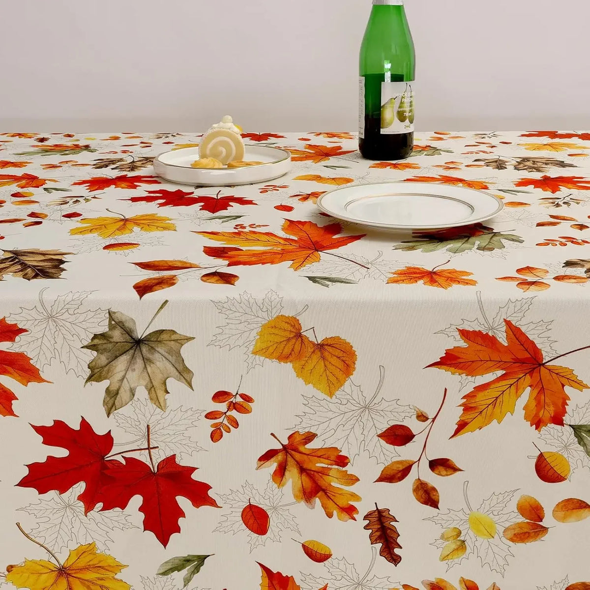 Autumn Maple Leaf Rectangle Tablecloth Table Decor Thanksgiving Waterproof Table Cloth for Wedding Party Thanksgiving Decorat