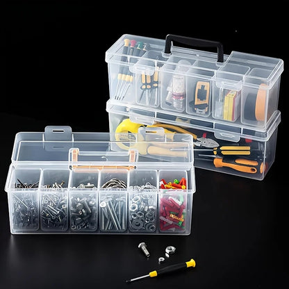 1/7pcs Tool Parts Storage Box Set Multi-Compartment Tool Organizer,Sorting Box for Screws,Wrenches,Hardware Accessories,and T
