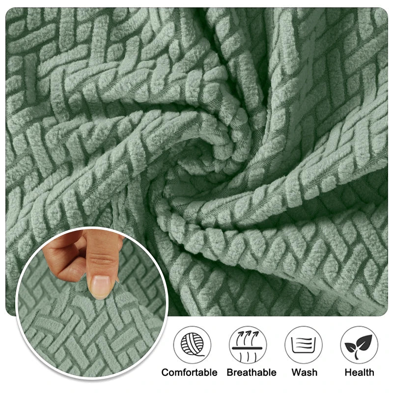 Higher Quality Velvet Chair Cover 1/2/4/6 pcs Stretchable Chair Cover For Dining Room 2 Type of Fabrics Chair Slipcover For H