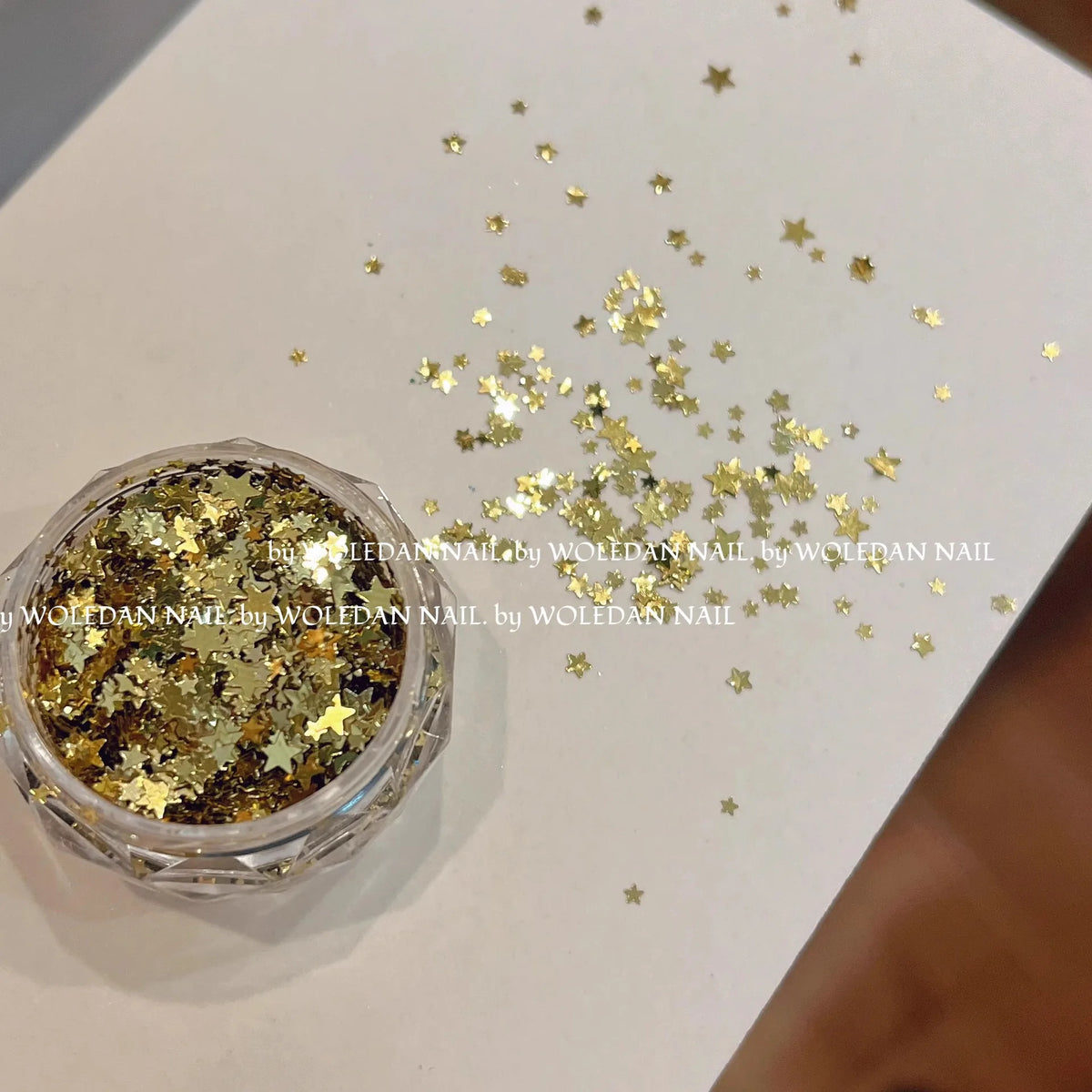 Mixed Star Nail Glitter Accessories Size Mixed Silver Pentagram Mini Color Ultra-thin Nail Patch Decoration - Star(mix gold)