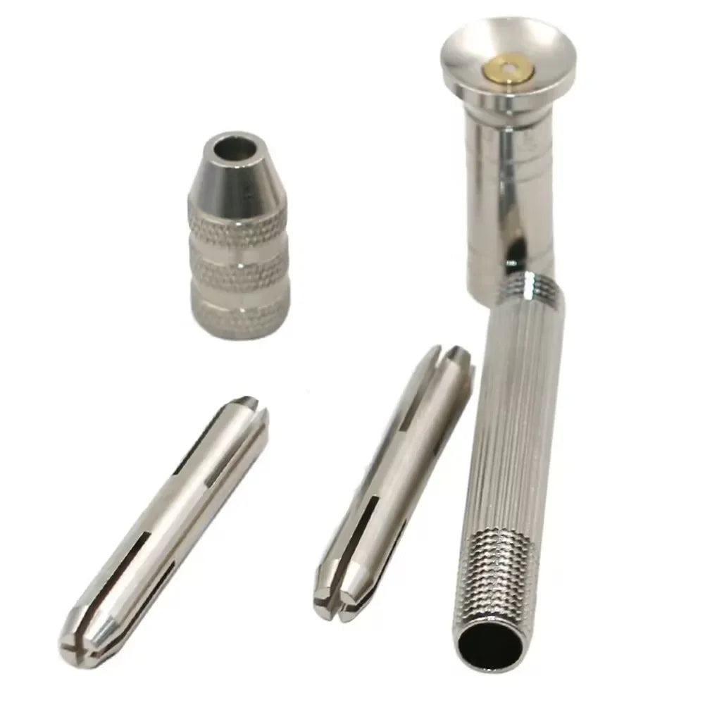 0.8-3.0mm Mini Hand Drill Woodworking Tools Drilling Rotary Tool Manual Twist Drill Bit Watchmaker Pin Vice Watch Repair Tool