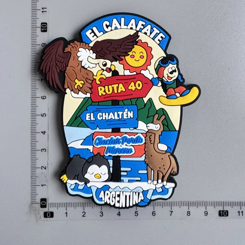 Argentine Travel Souvenirs PVC Fridge Magnets Tourist Souvenir Fridge Decorations Gifts - Argentina B