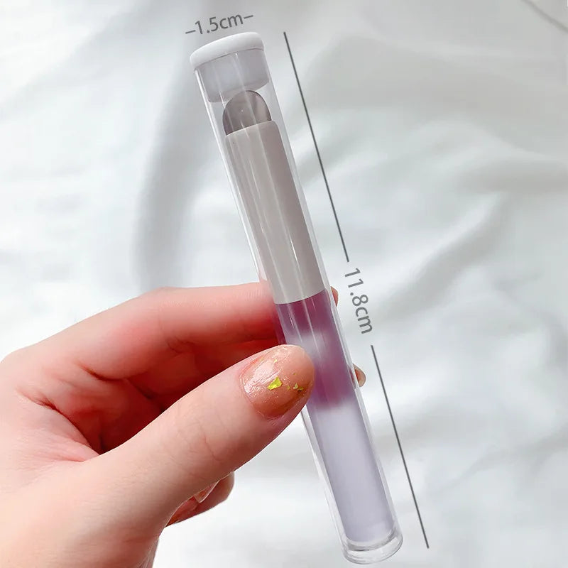 Nail Art Silicone Applicator Sticks Chrome Pigment Dust Applying Manicure Tool Easy-Daub Pigment Silicone Nail Brushes