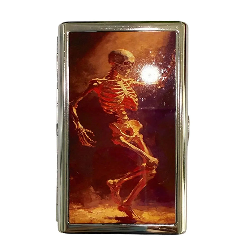 Vintage-Style Vintage Card Case Versatile Design Metal Material Cash Case Multi-function Easy Snap Metal Case