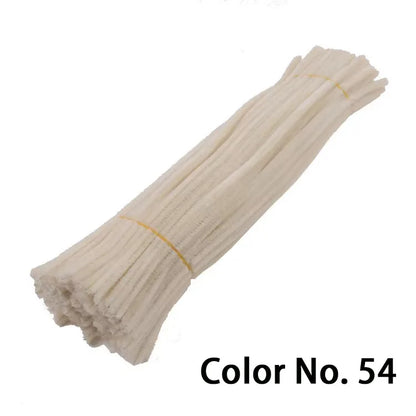 Chenille Stem Pipe Kids DIY Creative Toys Chenille Sticks Cleaners Kindergarten Educational Handmade Material Plush Strips