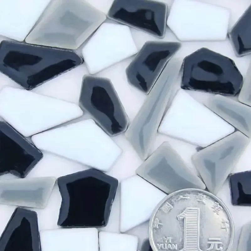 100g Porcelain Mosaic Tiles DIY Craft Ceramic Tile Mosaic Making Materials hobby pieces bulk - mix1