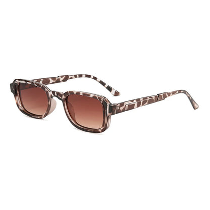 Luxurious Rectangle Sunglasses Women Oval Vintage Brand Designer Square Sun Glasses UV400 Men Shades Female Eyewear Anti-glar