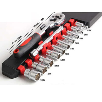 12 Pcs Set Wrench Socket Set Motorcycle Bicycle Repairing Tool Hardware Car Boat Auto Repair Tools Bike Multitool Bike Tool K