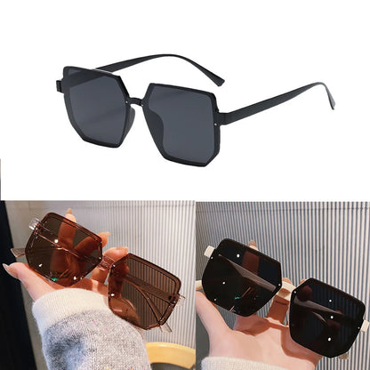 Big Frame Vintage Sunglasses Women Men Brand Square Sun Glasses Retro Eye Glasses Goggle for Male Female Polygon Sunglasses ﻿