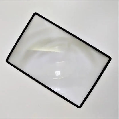 Full Page Large Sheet Magnifier Magnifying Glass Reading Aid Glass Page Magnifying Lens Reading Magnifier - black