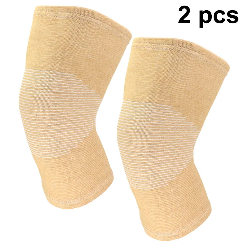Bamboo Charcoal Knee Warmers for Men & Women - Breathable Thin-Knit Thermal Sleeves with Anti-Slip Grip, Joint Support Comfor