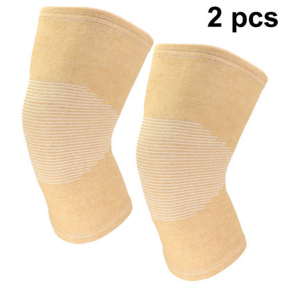Bamboo Charcoal Knee Warmers for Men & Women - Breathable Thin-Knit Thermal Sleeves with Anti-Slip Grip, Joint Support Comfor