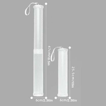 1PCS Transparent ABS telescopic pen holder, art painting brush pencil holder, suitable for outdoor sketching brush storage - 