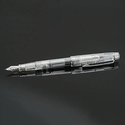 Cute Transparent Fountain Pen 0.5mm Calligraphy Pen Curved Nib Pen for Writing Office School Supplies Student Gift Stationery