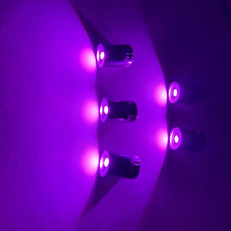 10 pcs Miniature Led Lights Muti-Color Changing Tiny Light for Hand Craft or DIY Dollhouse Balloons Party Decoration - Pink 1
